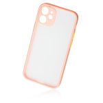 Naxius Case Rubber Frame Light Pink iPhone 12 Mini