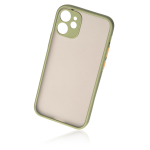 Naxius Case Rubber Frame Light Green iPhone 12 Mini