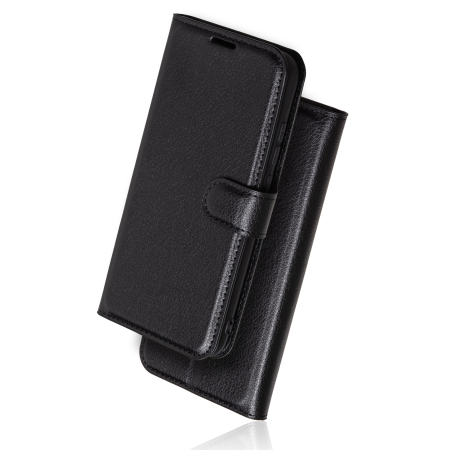 Naxius Case Book Black OnePlus 7T