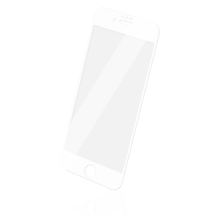 Naxius Tempered Glass 9H iPhone 7 / 8 / SE 20 / SE 22 Full Screen 9D White