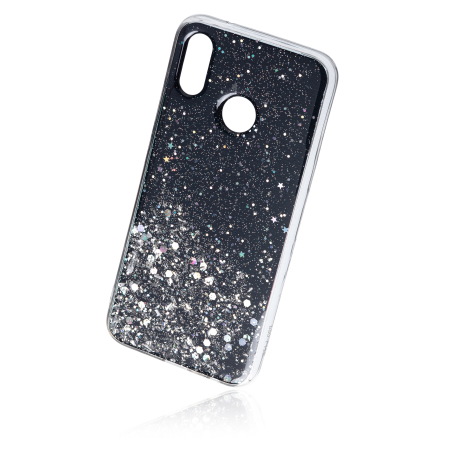 Naxius Case Glitter Black Huawei P20 Lite
