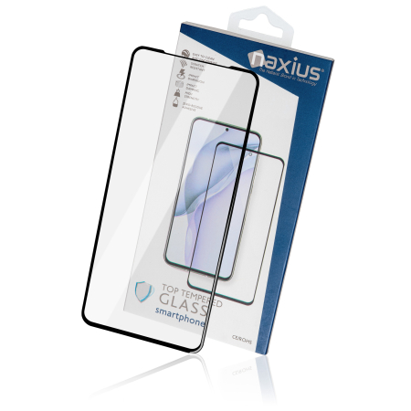 Naxius Top Tempered Glass Anti-Static 9H XiaoMi RedMi Note 12 5G Full Screen 6D Black CE / RoHS