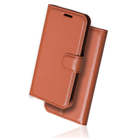 Naxius Case Book Brown OnePlus Nord 2