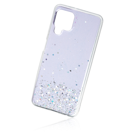 Naxius Case Glitter Purple Samsung A22 4G